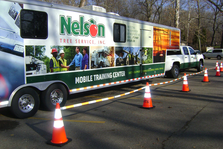 Nelson Tree Service safety van