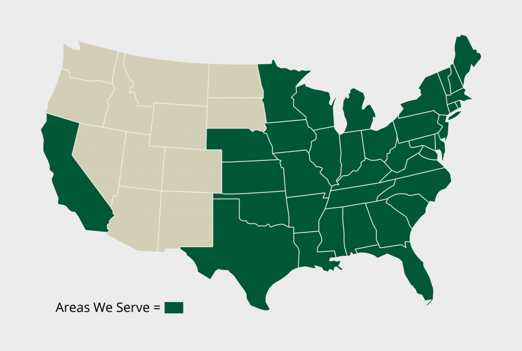 Map of Who We Serve